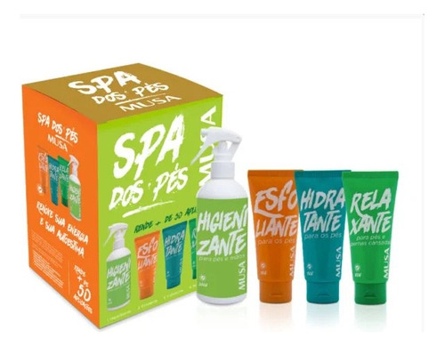 Kit Spa Dos Pés Musa 4 Produtos