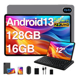 Meberry Tablet 12 Pulgadas Android 13,16gb+128gb+1tb,500mp+1