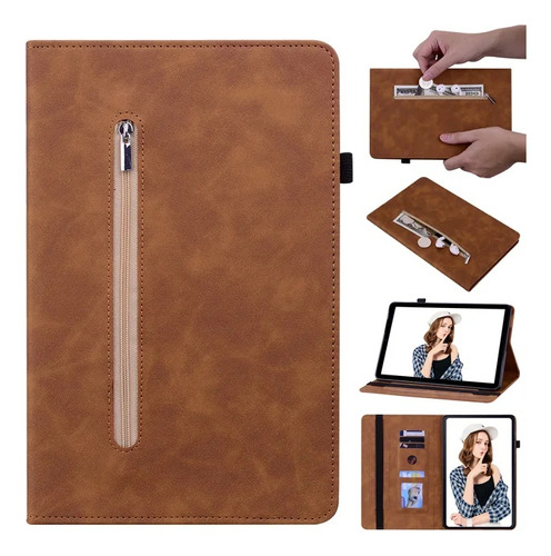 Funda Con Tapa Para Lenovo Tab M10 Plus 3rd 10,6, Carcasa