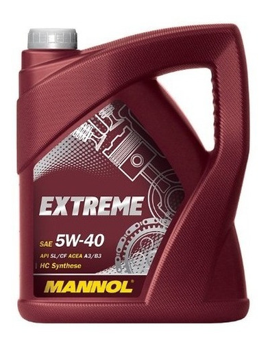 Aceite Mannol Extreme 5w40 Sintentico 