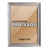 Porta Retrato Premium Tamanho 20x25 C/ Vidro Parede Cor Prateado