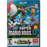 New Super Mario Bros + Luigi U Nintendo Wii U Físico Nuevo