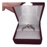 Anillo De Matrimonio Plata 925  Diamante Y Cristales Cubic