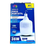 Foco De Emergencia Recargable Led 36w Usb 8-6hrs Portatil 