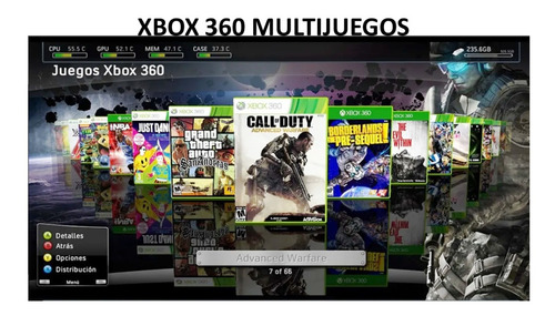 Xbox 360 Multijuegos, Ideal Negocio O Renta Paque 4 Consolas