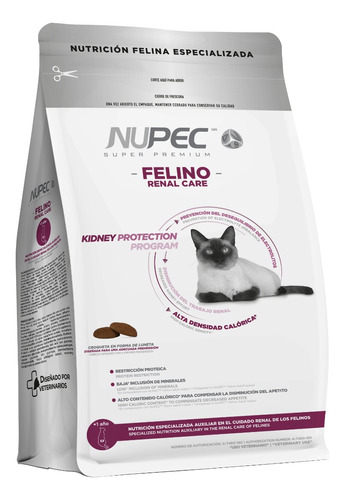 Alimento Nupec Renal Care Gato Adulto Cualquier Raza 7.5 Kg 