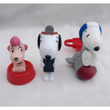 3 Figuras Snoopy Promoción Macdonalds