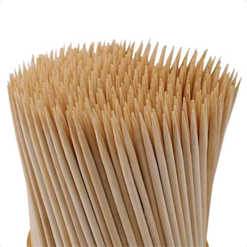 1000 Espeto De Madeira Bambu Espetinho Churrasco 18cm Talge 