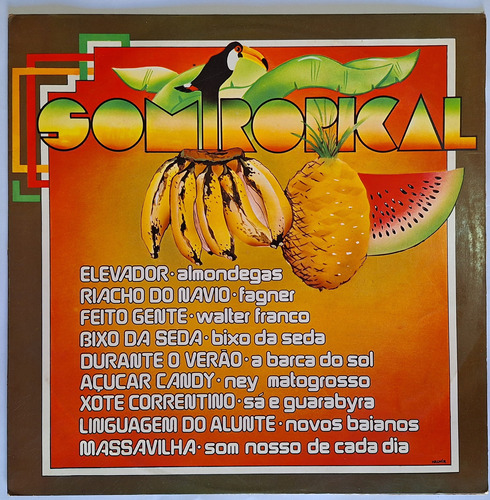 Lp Nacional Original - Som Tropical - Bixo Da Seda, Som Noss