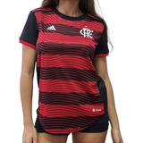 Camisa 1 Cr Flamengo 22/23 Feminina - Vermelho adidas Ha8339