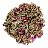 2.5kg Pellets Alfalfa Y Avena Con Petalos De Rosa Para Cuyo