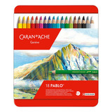 Lápices De Colores Pablo Caran D Ache Set 18