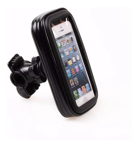 Soporte Funda Porta Gps Celular Moto Bici Impermeable Coyote