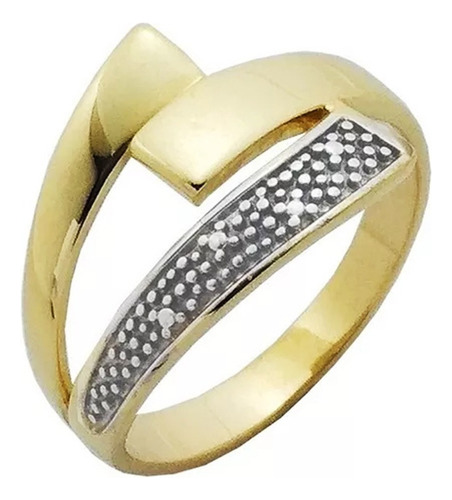 Anel Feminino  Em Ouro 18k An 3a Ro