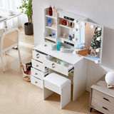 Lucaseone Vanity Desk With Lights,makeup Vanity With Drawers