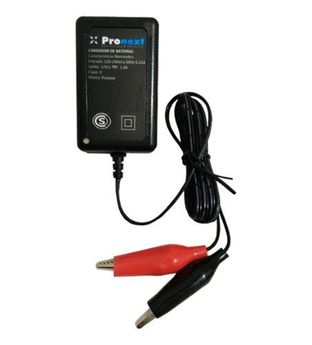 Cargador De Baterías Inteligente Auto Moto 12v 1.4a Pronext