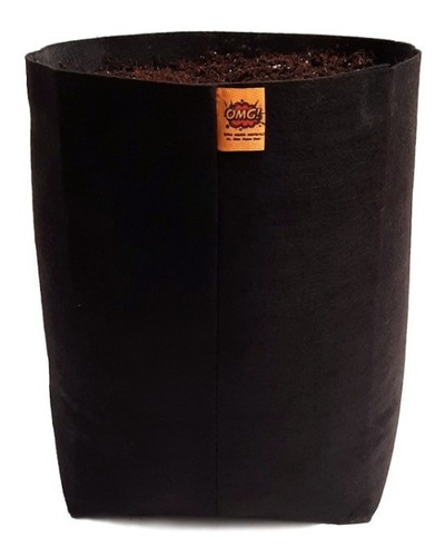 Maceta Geotextil Omg Rectangular 5l 22x17cm Valhalla Grow