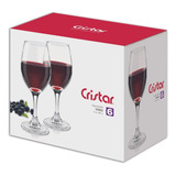 Set 6 Copas Vino Rioja 386 Ml Cristal Ar Import