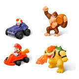 4 Figuras The Super Mario Bros Movie Película Bowser Toad