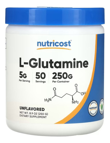 Nutricost L-glutamina Aminoacidos 250 G Sfn