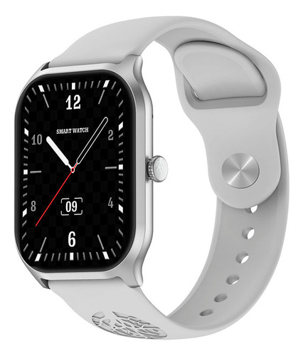 Smartwatch Haiz My Watch 2 Pro Chamadas Bluetooth Caixa Branco Pulseira Branco Bisel Prateado