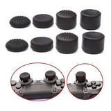 Pack 8 Piezas Thumb Grips Gamer Gomas Control Negras Sueltas