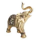 Estatuilla De Elefante Dorado, Escultura, Decoración Del Hog