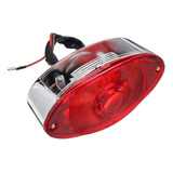 Luz Trasera Cromada Para Freno De Moto, 12 V, 15 Led, R