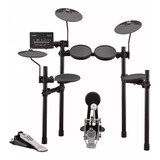 Batería Electrónica Yamaha Kit Dtx-452k Pedales Platos Pad C