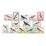 Uruguay Año 1962 Fauna Pájaros Catálogo $$ Ordinario+ae Mint