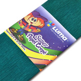 Papel Crepe Colores Paquete X 10 Unidades Color Verde Oscuro Liso