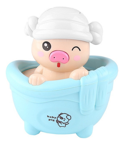 Niños Juguetes De Agua Baño Piggy Ducha Pistola De Agua, Azu