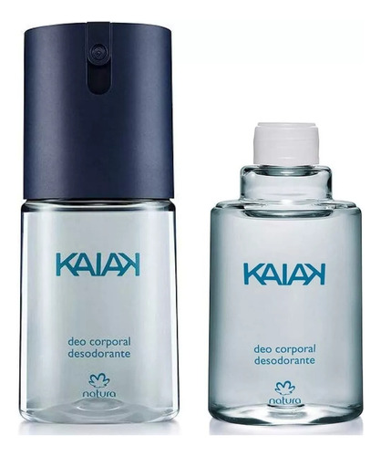 Natura Deo Corporal Kaiak Masculino 100ml + 01 Refil 100ml