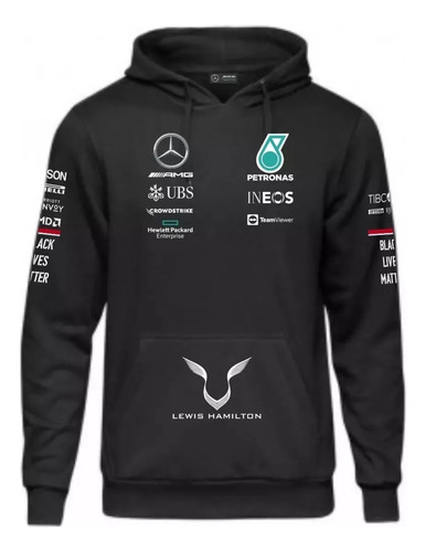 Hoodie Lewis Hamilton 44 Escudería Mercedes Amg F1