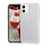 Funda Para iPhone 11, Plateado/brillante/delgada/resistente