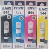 4 Tintas Epson T544 Con L4150 Y 4 Tintas T504 Con L3150