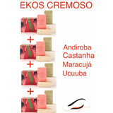 Kit C 4: Sabonete Natura Ekos Cremosos C 4 Un De 100g Cada 