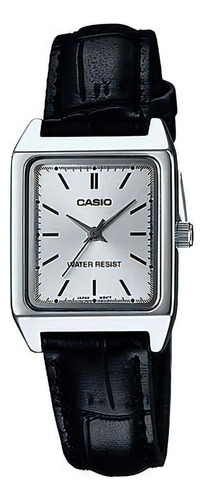 Reloj Casio Modelo Ltp V007 Negro Caratula Blanca