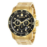 Invicta Men's Pro Diver Collection Cronograph 18k Gold-plat