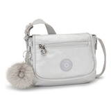 Bolsa  Kipling Sabian De Nailon  Platinum M Gg