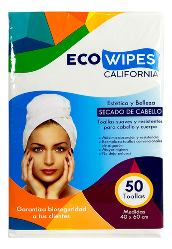 Eco Wipes Toallas 50 Unds - Unidad - Unidad a $718