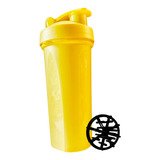 Shaker Vaso Para Batidos Proteina Varios Amarillo 600ml 