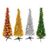 Arbol Arbolito Navidad Espiral Plegable Facil Armado 130cm