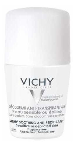  Antitranspirante Vichy Roll-on Peles Sensíveis 50ml