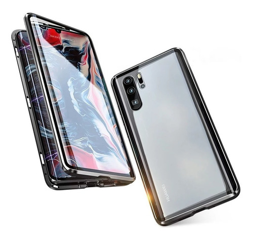 Funda Magnética Full 360 Cristal 9h Para Huawei Y Xiaomi 