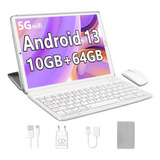 Tablet Con Funda Yestel Hd Pad 10.1'' Android Os 5gwifi Gps 