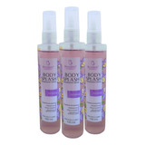 Kit 3 Body Splash Desodorante Colônia Ameixa 130ml