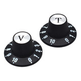 Knobs Para Guitarra Sombrero Aluminio Vintage Vvtt 4 Piezas 