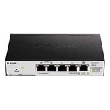 Switch Poe D-link, 5 Puertos Gigabit Ethernet, Gestión Intel