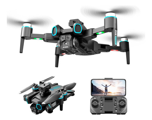 Drone Profesional S4s 6k Bk2 Con 2 Cámaras 4k Y 3 Baterías